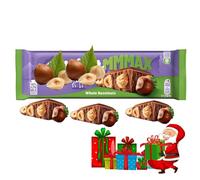 Milk Whole Hazelnut Large Creamy Crunchy Chocolate Bar 250g - mlk - Smooth & Rich Texture Chocolates