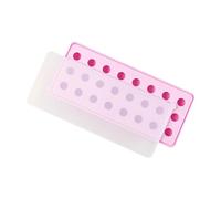 Milk Yellow Flow Heart Filling Moon Cake Mold Round Ice Cube Tray for Soups