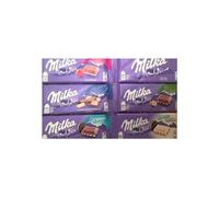 Milka Assorted 6 Bars New by Three Strawberry LTD