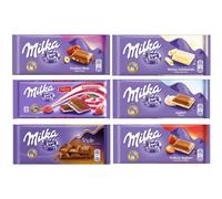 Milka Assorted Chocolates 100g Variety Pack