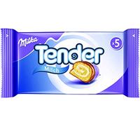 Milka Cake Snack Tender Milk 5 x 37g (5 packs) - 8 packs of 5