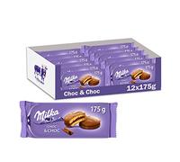 Milka Choc & Choc biscuits covered in milk chocolate - 12x175g