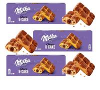 Milka Choco & Cake Box 175g - Soft Biscuit With a Melting Center and Milk Chocolate Chips - Pick Any Number of Boxes