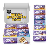 Milka Chocolate Hamper Box- Assorted European Chocolates- Include Caramel, Happy Cow, Milka Tuc, Bubbly White - Chocolates Gift Box | Ideal For Sharing or Gifting