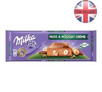 MILKA CHOCOLATE NUT & NOUGAT CREME, BIG BAR