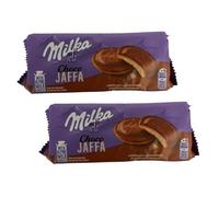 Milka Jaffa Chocolate Mousse 128G Soft Chocolate Filled Biscuit Sweet Snack Product From Switzerland Origin Pack Of 2