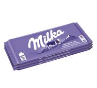Milka, Milk Chocolate, Classic Milk Chocolate Bar, 100% Alpine Milk, Sustainable Cocoa, 3 x 100 g (3 Tablets of 100 g)