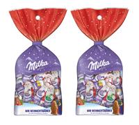 Milka Mini Christmas Men Made Of Alpine Milk Chocolate 120g 2-Pack
