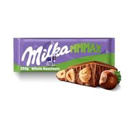 Milka Mmmax Alpine Milk Chocolate Bar with Whole Hazelnuts 250 g (1-Pack)