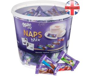 Milka Naps,Mini chocolate bars, Mix Milk, Cocoa Cream 1kg