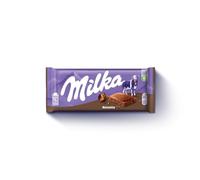 Milka Noisette Hazelnut Alpine Milk Chocolate Bar Multipack, 100 g (Pack of 23)