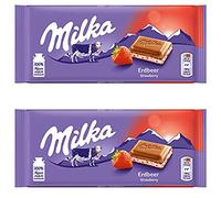 Milka Strawberry Yogurt Chocolate, 2 X 100 Gm