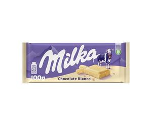Milka White Chocolate Bar 100g