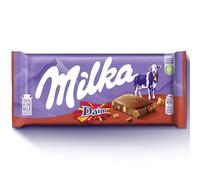 Milka with Daim Chocolate Bar, Alpine Milk Chocolate with Crunchy Daim Pieces, 100g