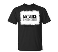 MILKGROUND Daniel-Gillies-My-Voice-Our-Fight-Fashion-Printed-Mens-Tee-T-Shirt-Cool-Design Black 3XL