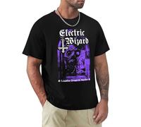 MILKGROUND Electric-Wizard-Legalise-it-T-Shirt-Custom-t-Shirts-Black-t-Shirts-T-Shirt-Short-Mens Black L
