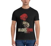 MILKGROUND Hadestown-Hadestown-Flower-Hadestown-The-Musical-Broadway-Musicals-Hades-Town-Flower-T-Shirt-t-Shirts Black 3XL