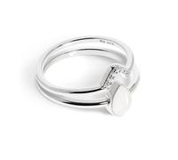 Milkies DIY Breast Milk KIT - SILVER Drop Shaped "Together" Ring