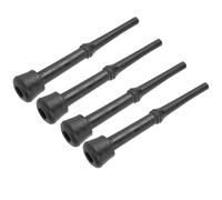 Milking Machine Liners, 4PCS Black 322mm Soft and Milk Liner Soft Silicone Teat Cup Liners Cow Milker Machine for Livestock Breeding Industry Cow Milking Machine