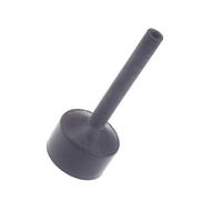 Milking Machine Rinse Cup, Long Handle Rubber Washing Tool, Dairy Liner Care Accessory, Black Integrated Design, Milk Tube Maintenance Part Milking Liner Washer Milk Tube Rinse Cup Dairy Wash Tool
