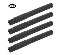Milking Short Tube, Food Grade Rubber Short Tube Pipe Machine Accessories Milking Cup Set Parts for Cow Machine White and Black (Black short milk tubes (4 in a pack))