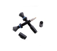 Milkit Aluminium Valves 2 Units Black 75 mm