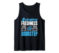Milkman Dairy Farmer Bringing Freshness to Your Doorstep Tank Top