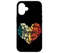 Milkman Dairy Farmer Heart Milkman Life Everyday Case for iPhone 16
