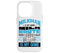 Milkman Dairy Farmer Is My Name Milk Route Is My Game Case for iPhone 14 Pro