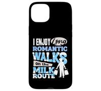 Milkman Dairy Farmer Long Romantic Walks On The Milk Route Case for iPhone 15 Plus