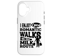 Milkman Dairy Farmer Long Romantic Walks On The Milk Route Case for iPhone 16