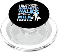 Milkman Dairy Farmer Long Romantic Walks On The Milk Route PopSockets PopGrip for MagSafe