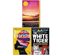 Milkman, Girl Woman Other, The White Tiger 3 Books Collection Set