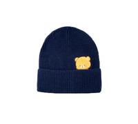 Milkmochabear Milk Mocha Winter Beanie - Cute Warm Knit Beanie Hat Cap for Women and Men with Embroidered Character, Mocha, One size