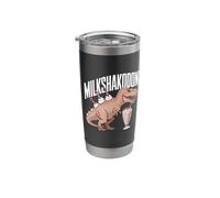 Milkshake Dinosaur Milk Shake T-Rex Dino Milkshake Stainless Steel Insulated Tumbler