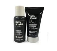Milkshake Icy Blond Shampoo 70 ml & Conditioner 50ml SET (Travel Size, Small Bottles)