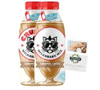 Milkshake Mix Bundle with Crusha Caramel Latte 1L 2 Pack + Brightdale Kitchen Booklet
