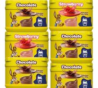Milkshake Powder Collection - Chocolate & Strawberry Flavours - 300g Tubs - Rich, Fruity, Easy Mix - Nsqk (10 x Tub, Random Miced)