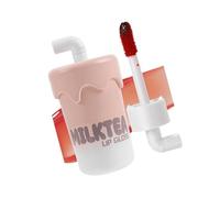 Milktea Lip Gloss 6 Colors Finish Lip Makeup Create Beautiful Lips Moisturizing For Woman And Girls Glaze Stain Matte Liquid Lipstick Moisturizing Tints Milktea Gloss