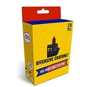 MilkToast Brands Offensive Crayons Political Edition - Provocative Gag Gift, Satirical Humor for Political Junkies, Perfect for Election Parties, Debates, and Activists