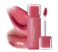 milktouch Jelly Fit Glow Lip Tint - Hydrating Lip Gloss with Long-Lasting Moisture, Color Stain, Lightweight Formula, Radiant Shine, Perfect for Daily Use, Korean Lip (08 Rosy Breeze, 4ml)