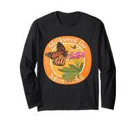 Milkweed for Monarchs Save The Monarch Butterfly Drawing Long Sleeve T-Shirt
