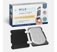 MILKWORX Freeze It Flat Breast Milk Storage Bag Freezer Organizer - Space-Saving Freezer System for Breastmilk Storage Bags - Breast Pump Accessories - Breast Milk Freezer Organizer Made in The USA