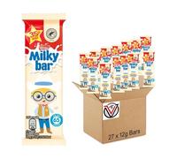 Milky bars White Chocolate Kids Bars 12g 25p (27 Bars (Half Box))