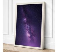 Milky Way Ascendant Canvas Wall Art Print 36x24 Inch
