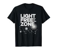 Milky Way Chaser Dark Sky Zone Map Light Free Night T-Shirt