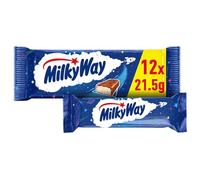 Milky Way Chocolate Bar, Nougat and Chocolate, 12 x 21.5g