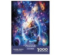 Milky Way Galaxy Jigsaw Puzzles Puzzles for Adults Kids. 1000 Piece Impossible Challenge Toy Educational Games Home Decoration for Adults& Kids Age 14 Years Up 38x26cm/1000pcs
