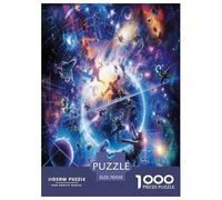 Milky Way Galaxy Jigsaw Puzzles Puzzles for Adults Kids. 1000 Pieces Impossible Challenge Toy Educational Games Home Decoration for Adults& Kids Age 14 Years Up 70x50cm/1000pcs