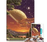 Milky Way Galaxy JigsawPuzzle 1000 Pieces for Teenagers,Challenging To Complete But Fun And Humorous Birthday Present,Gifts,Wall Art (38x26cm)